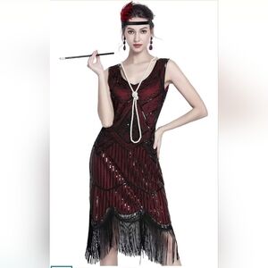 Flapper Dresses 1920s Gatsby Great Roaring 20s 1920 Dress for Women